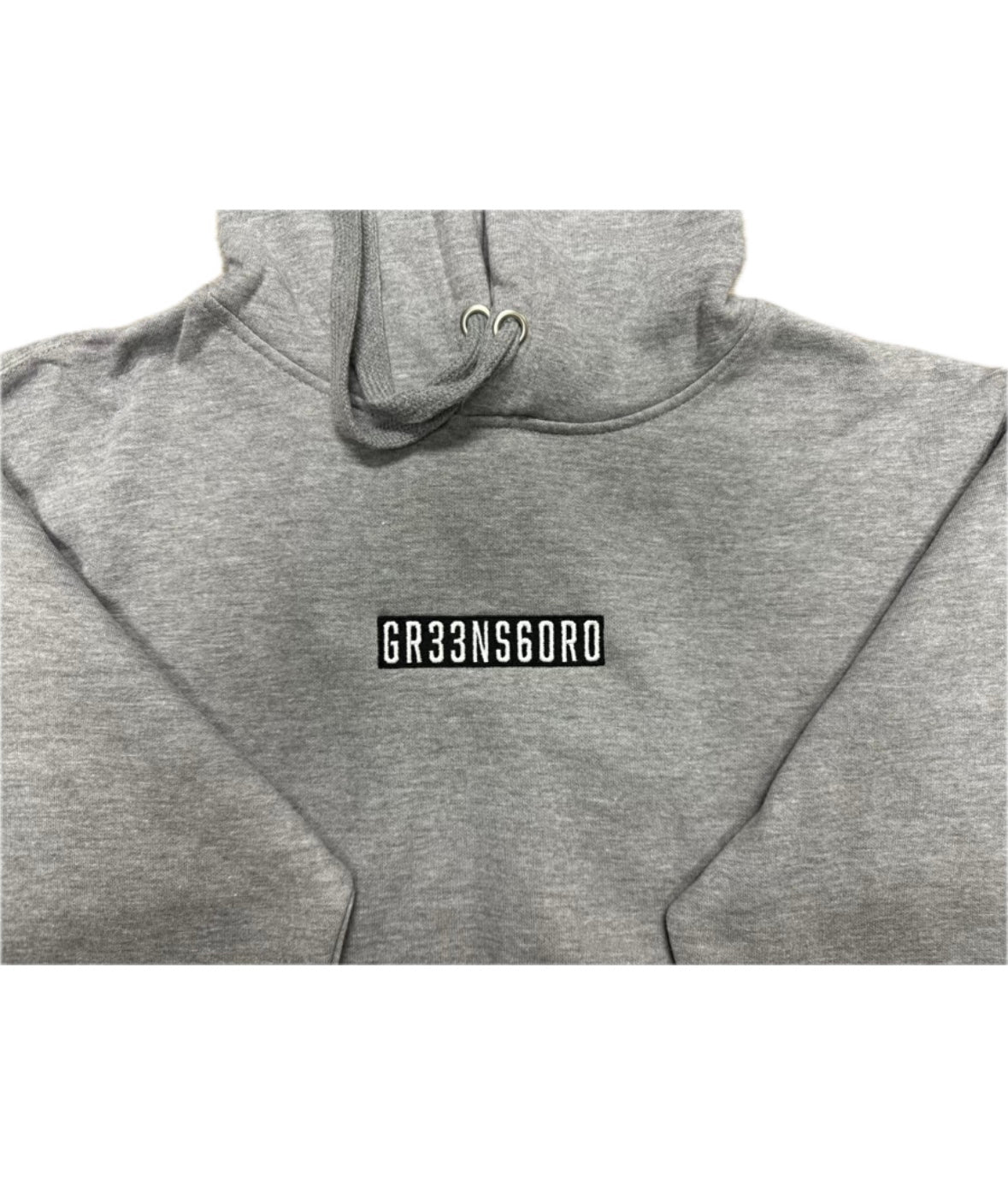 Grey Box Logo Hoodie