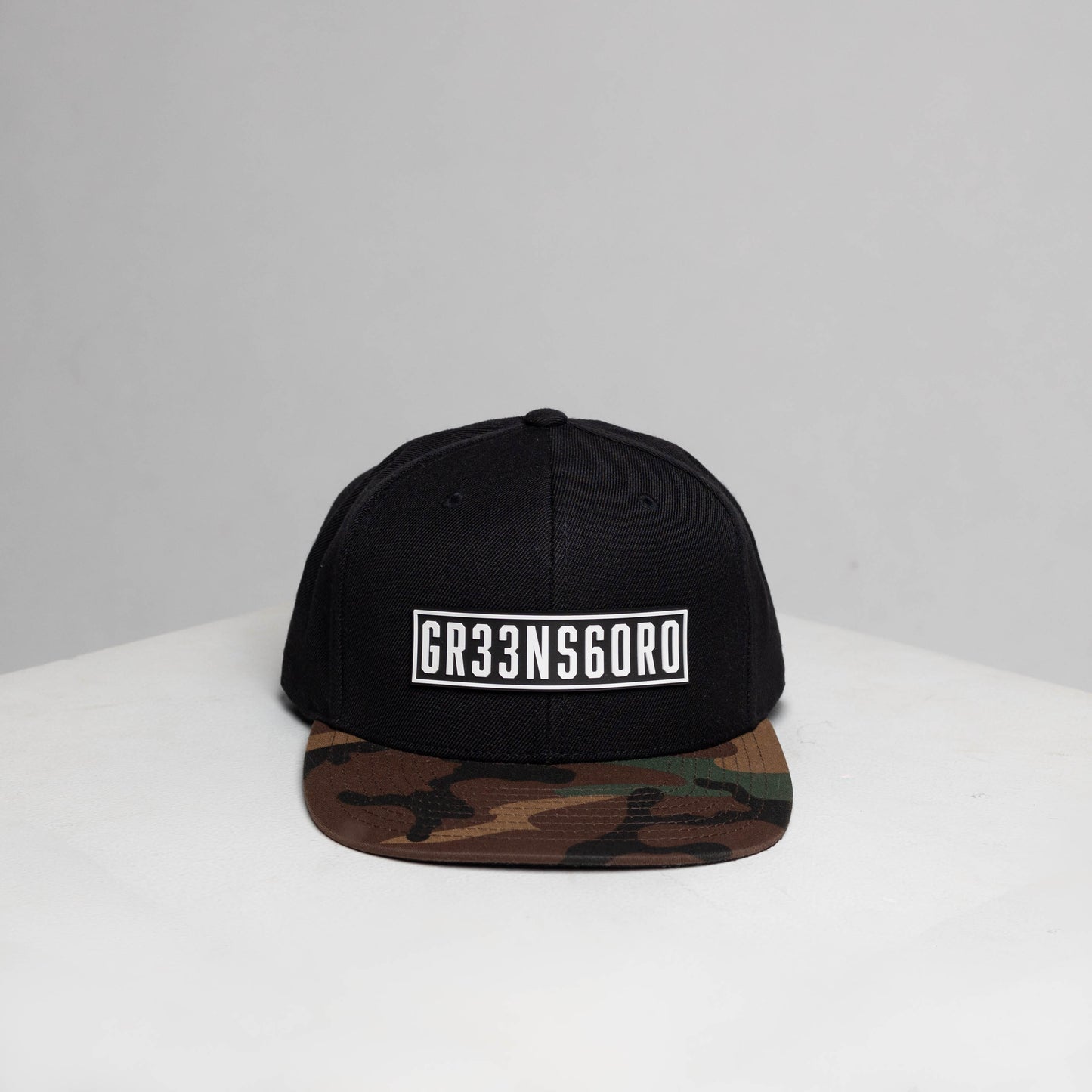 Box Logo PVC Patch Flat Brim